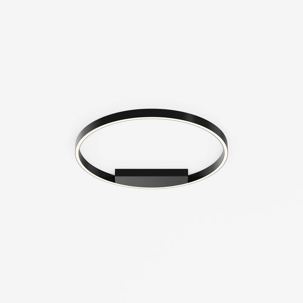 MOD058CL-L35BK Потолочный Светильник Modern 0K 120.0° IP 20 Алюминий, Силикон LED Черный Белый 35Вт