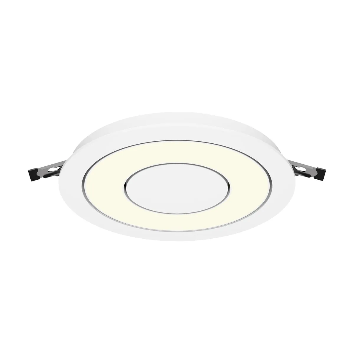 DL102-12W3K-W Встраиваемый Светильник Downlight 3000K 110.0° IP 20 Алюминий LED Белый 12Вт