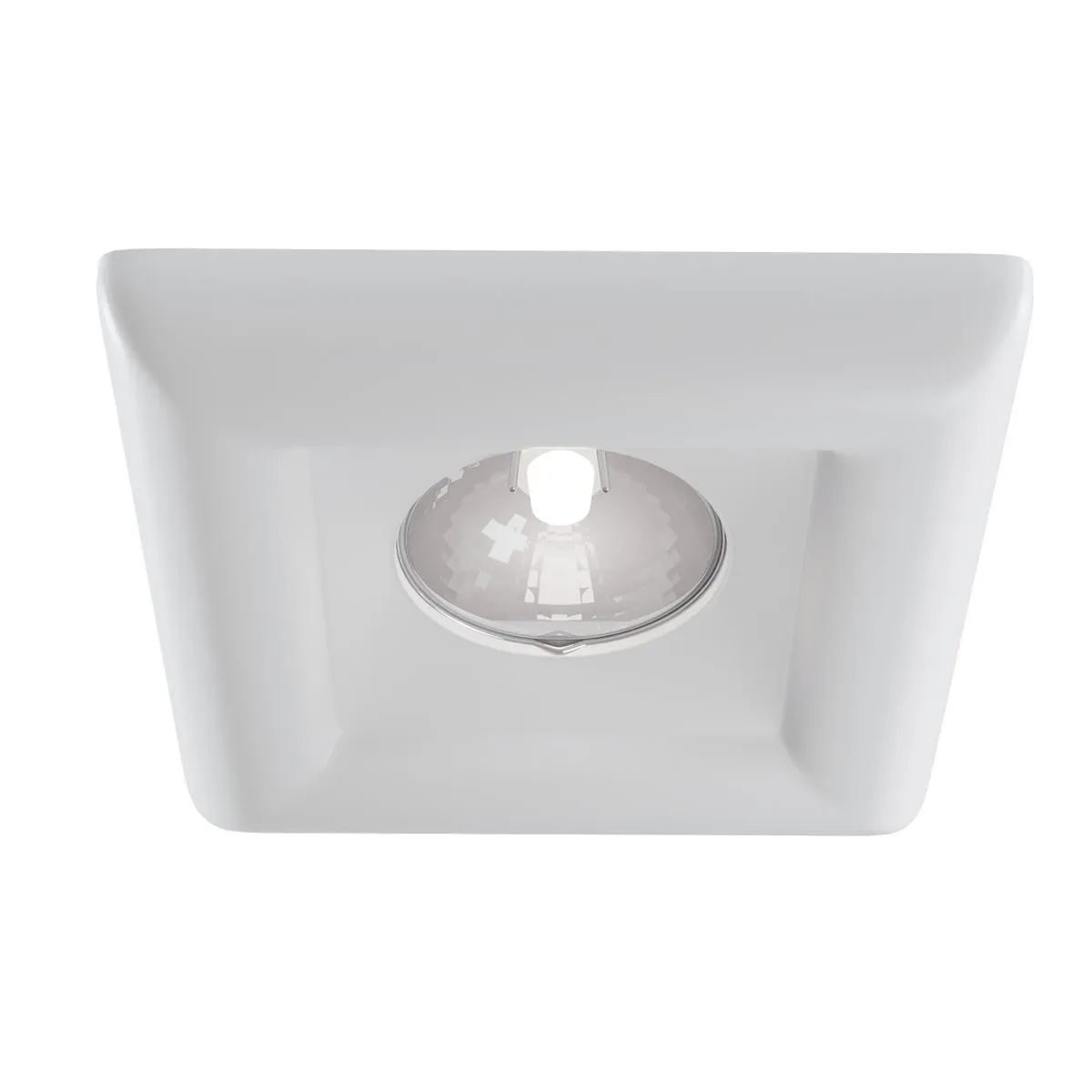 DL007-1-01-W Встраиваемый Светильник Downlight 0K 120° IP 20 Гипс GU10 Белый 35Вт