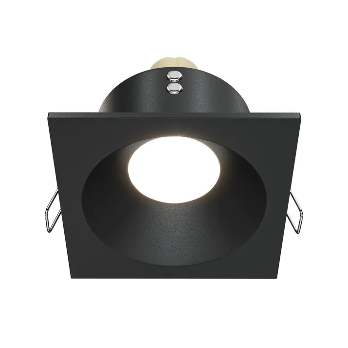 DL033-2-01B Встраиваемый Светильник Downlight 0K IP 65 Алюминий GU10 Черный