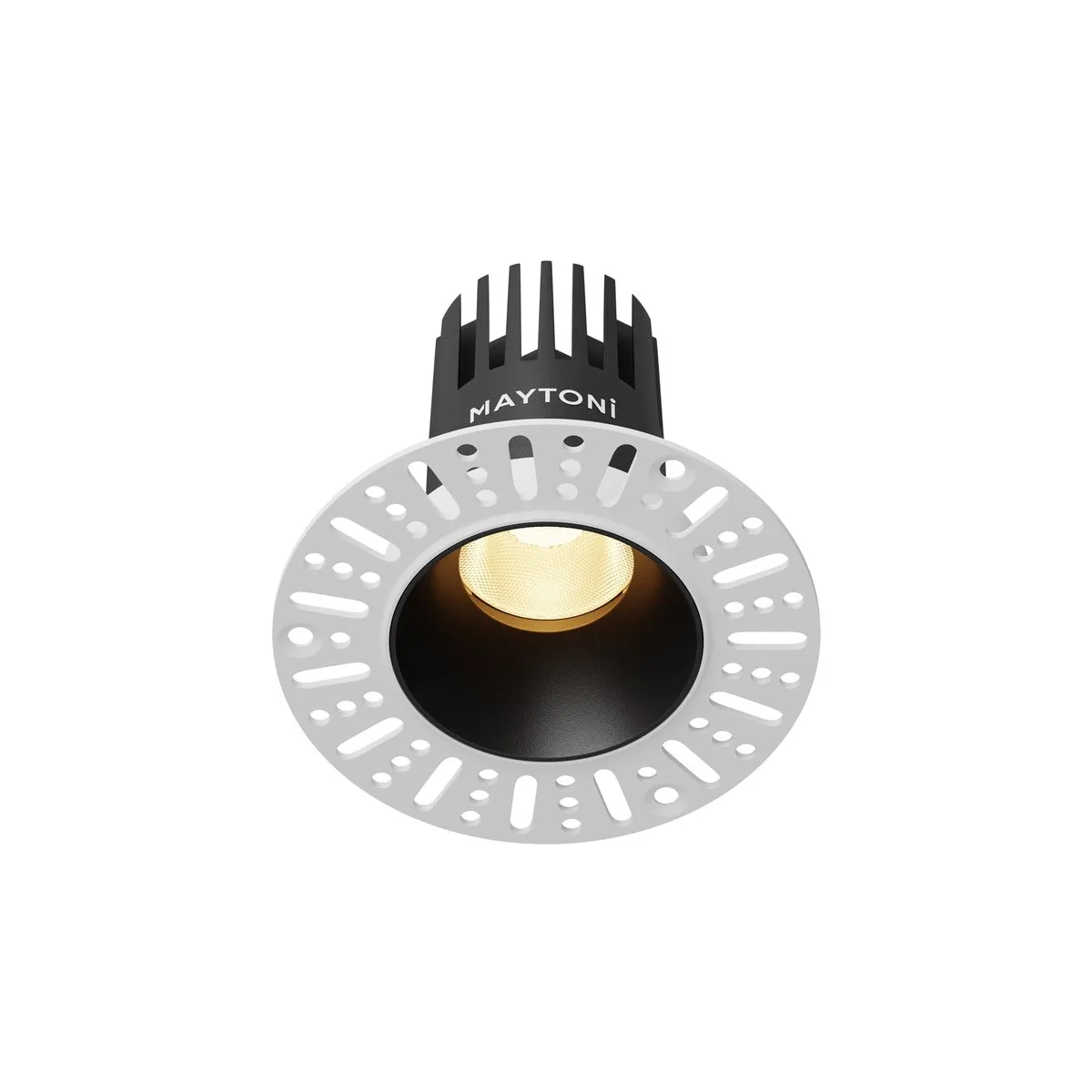 DL119-10W-2.7K-TRS-B Встраиваемый Светильник Downlight 2700K 50.0° IP 20 Алюминий LED Черный 10Вт