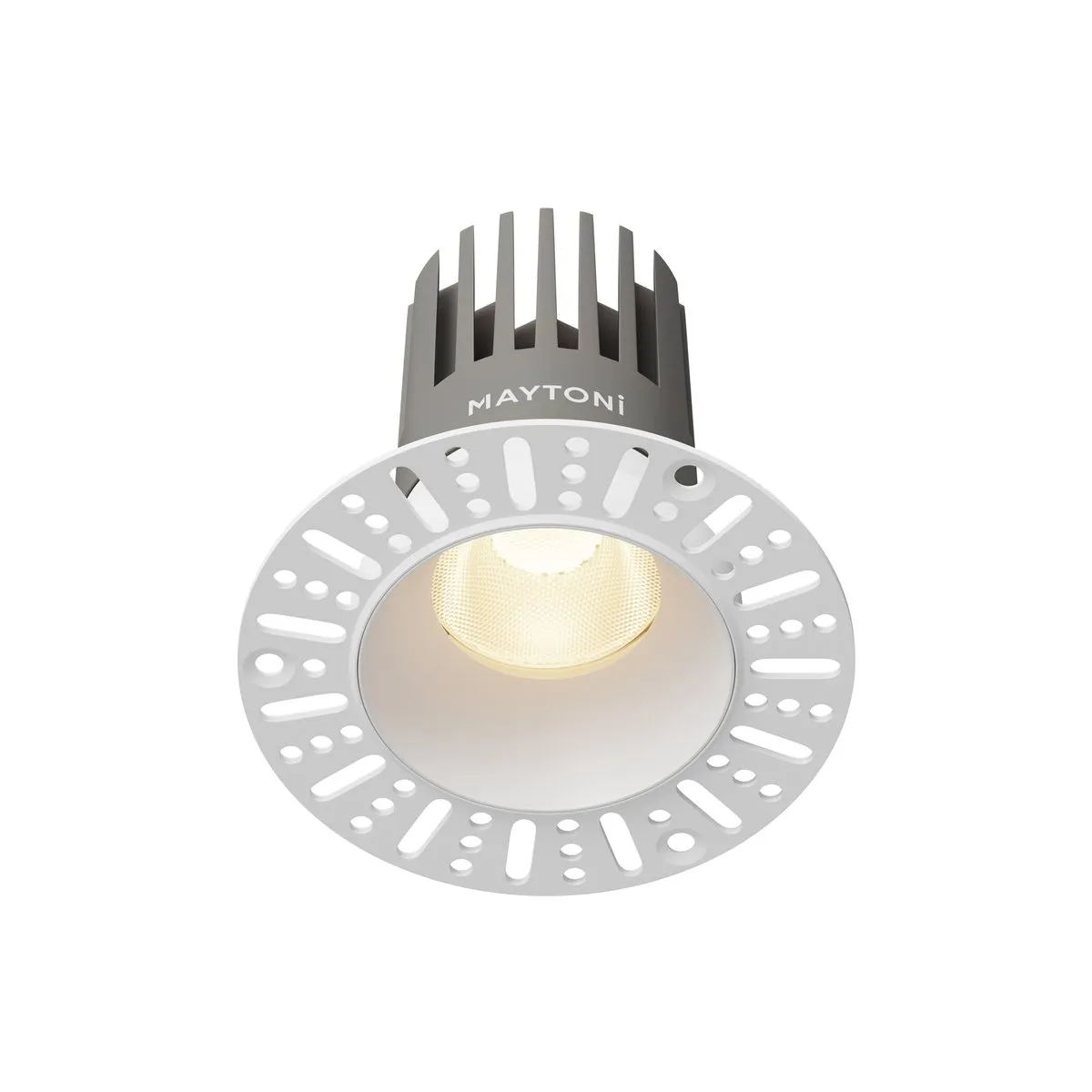 DL121-15W-3K-TRS-W Встраиваемый Светильник Downlight 3000K 50.0° IP 20 Алюминий LED Белый 15Вт