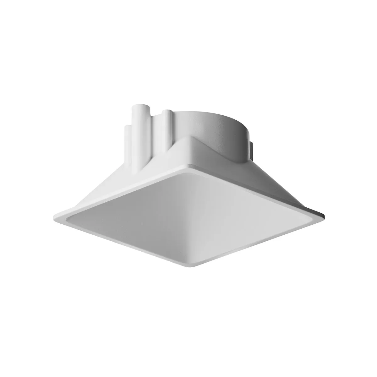 Ring8-10W-SQ-W Светильник Downlight 0K 120° Алюминий Белый