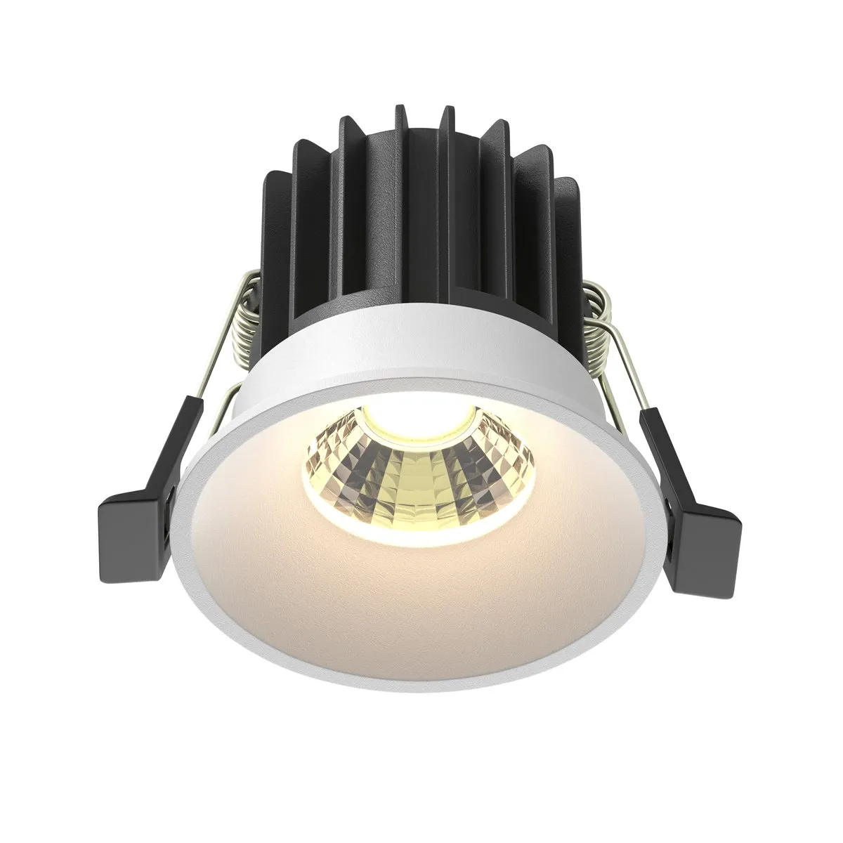 DL058-7W3K-W Встраиваемый Светильник Downlight 3000K 50.0° IP 20 Алюминий LED Белый 7Вт