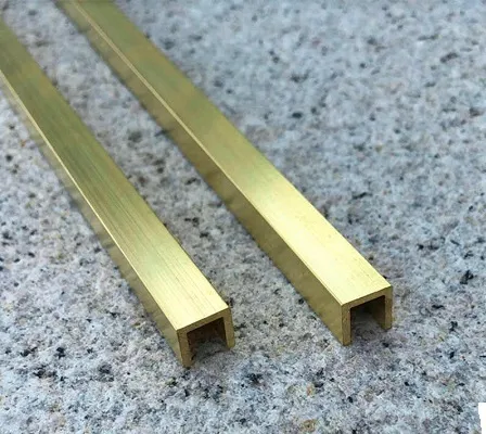 П-образный профиль латунный ART-BRASS 2700*20*10 мм (AL)