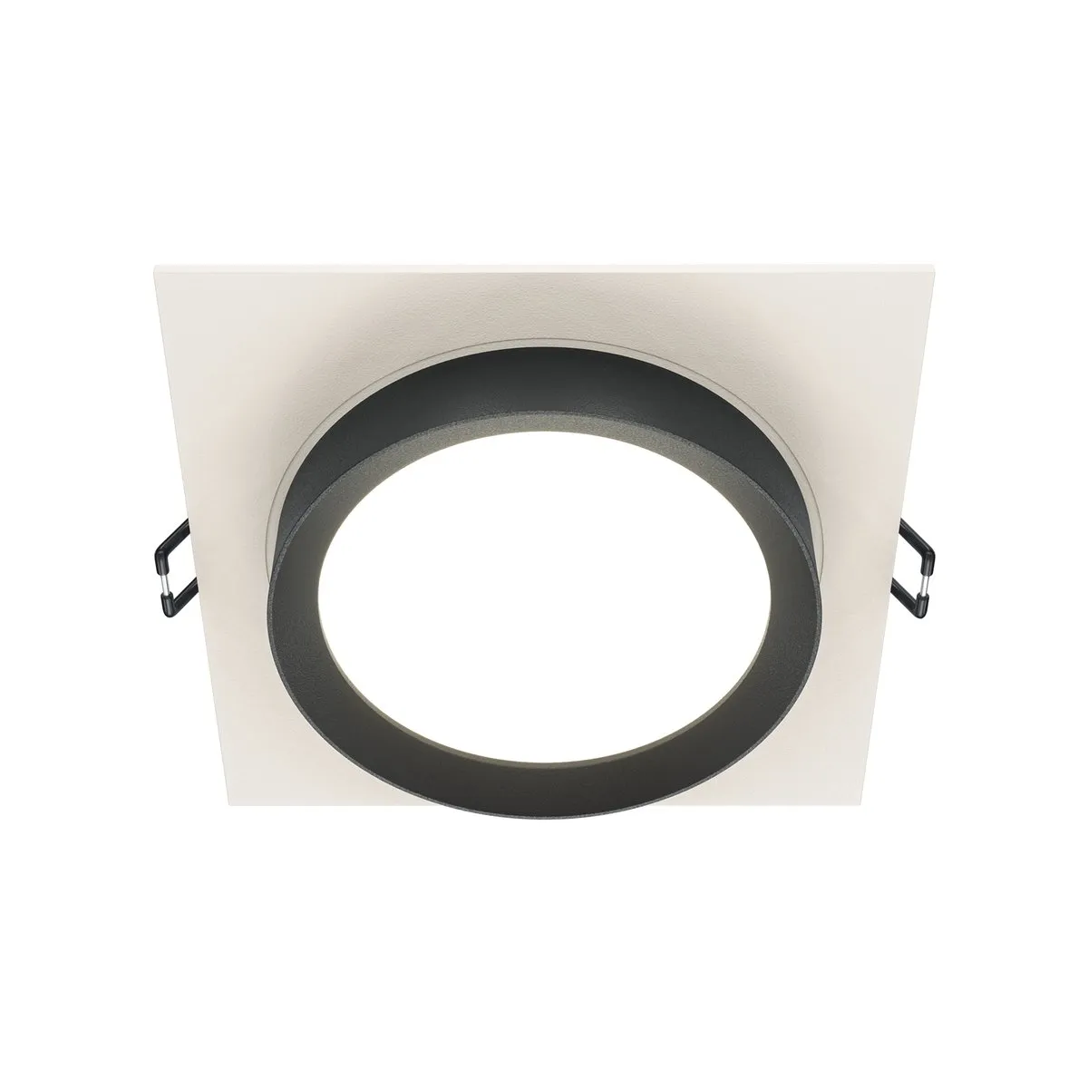 DL086-GX53-SQ-WB Встраиваемый Светильник Downlight 0K 120° IP 20 Алюминий и пластик GX53 Белый 110мм