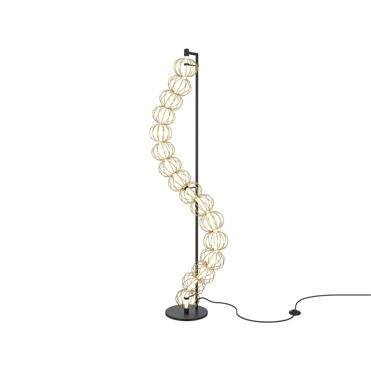 MOD216FL-L38G3K Напольный Светильник Modern 3000K 360.0° IP 20 Металл LED Золото 48Вт