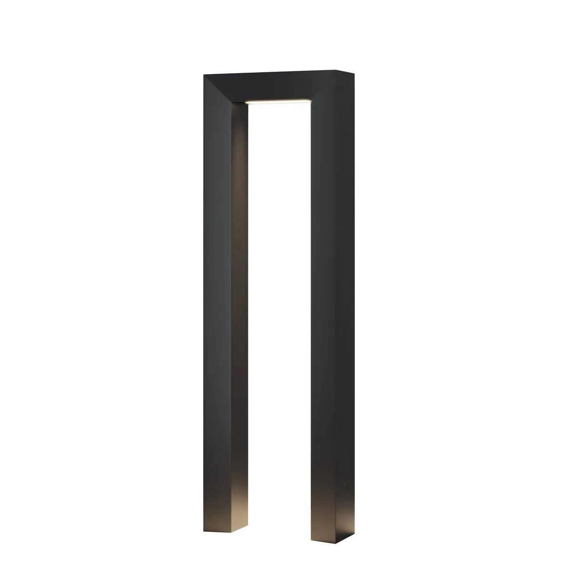 O469FL-L12GF3K Светильник Outdoor 3000K IP 65 Алюминий и стекло LED Графит 12Вт