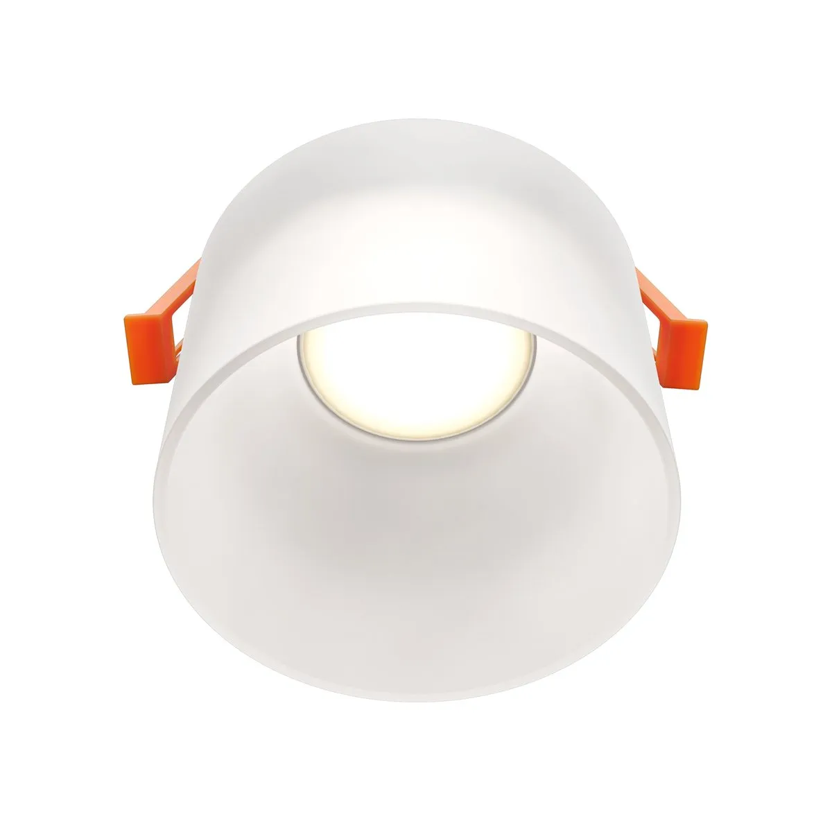 DL047-01W Встраиваемый Светильник Downlight 0K 120° IP 20 Алюминий и акрил GU10 Белый