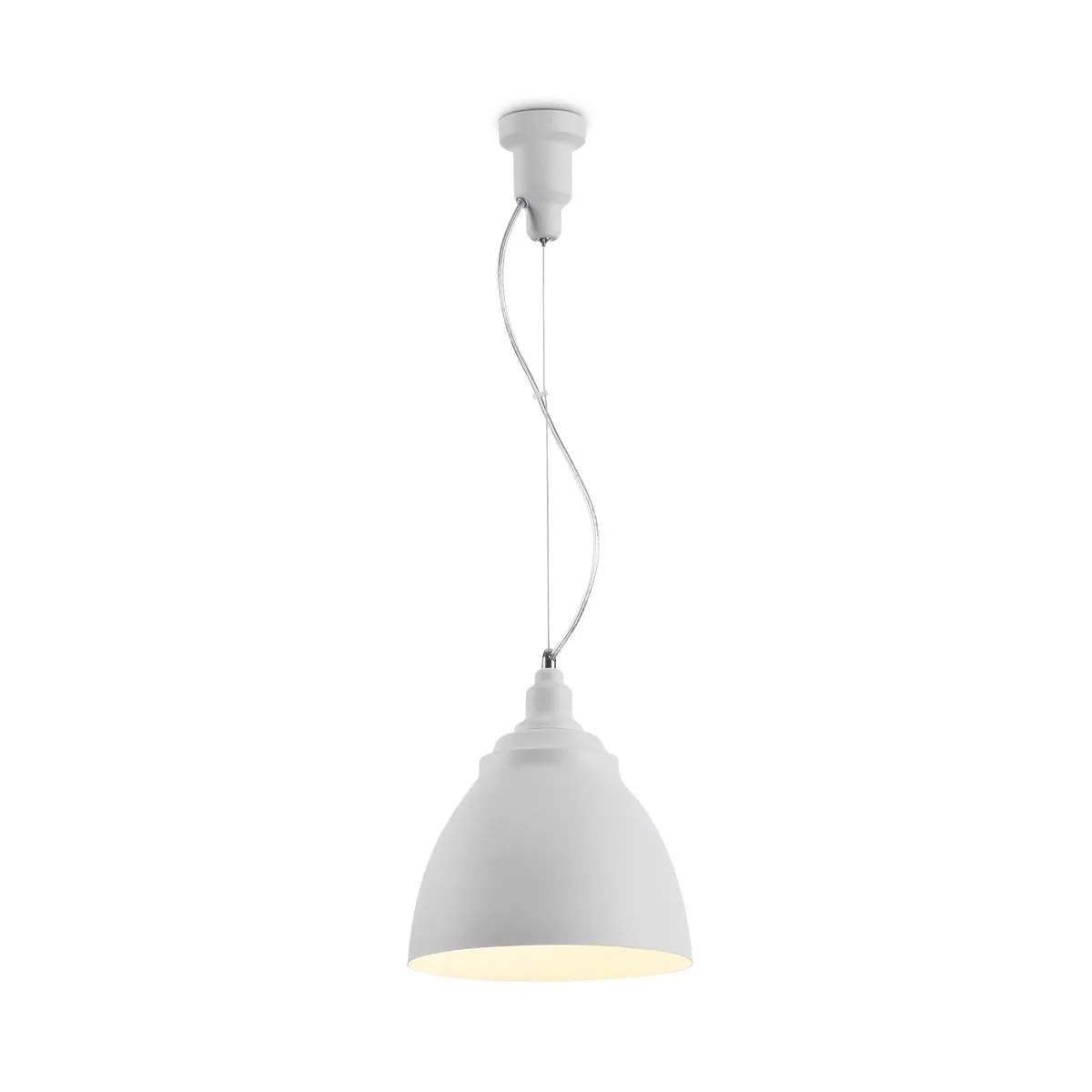 P534PL-01W Подвесной Светильник Pendant 0K 120° IP 20 Металл E27 Белый 60Вт