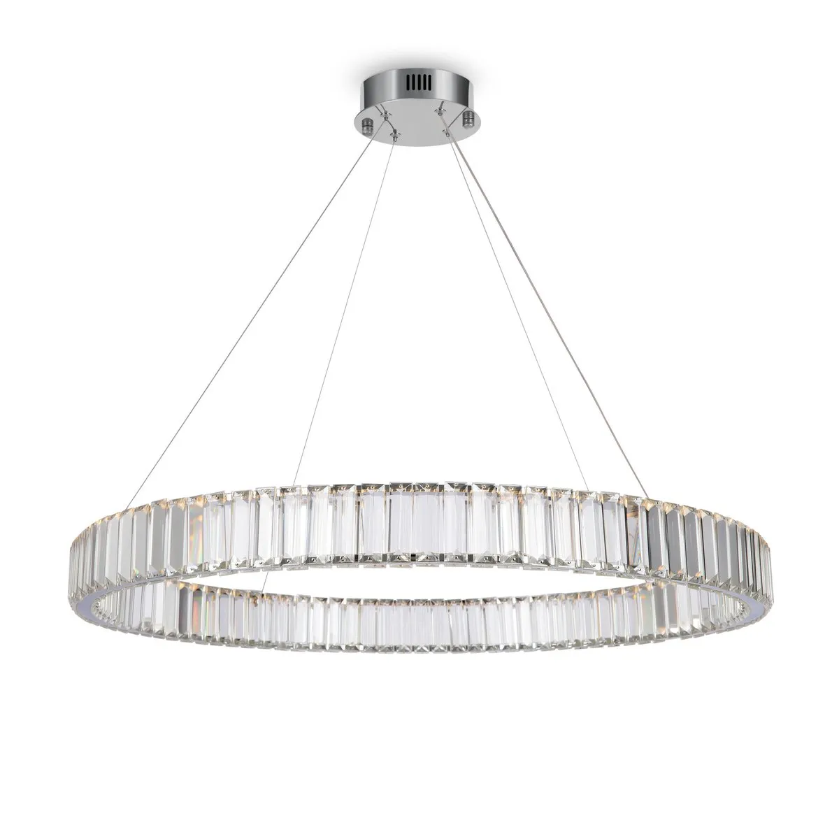 FR5257PL-L32CH Подвесной Светильник Modern 0K 120.0° IP 20 Металл и Стекло LED Хром Прозрачный 30Вт