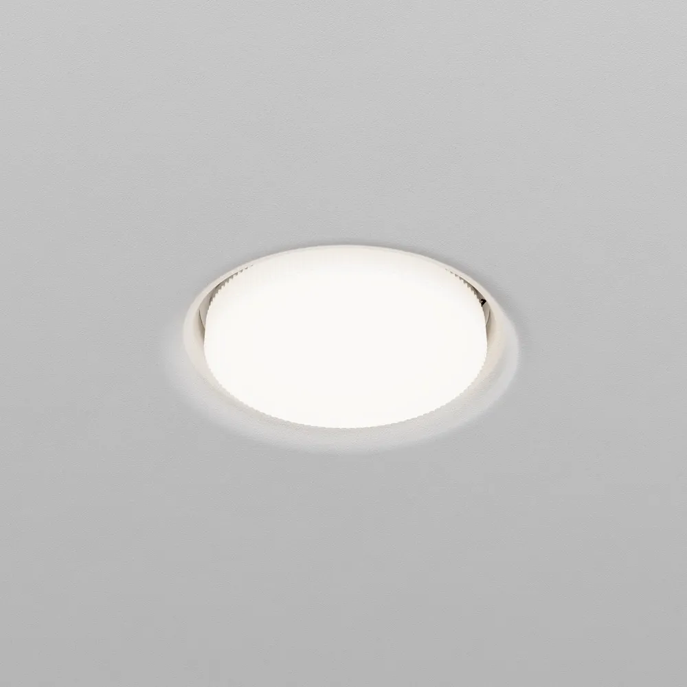 DL019-GX53-W Встраиваемый Светильник Downlight 0K 120° IP 20 Пластик GX53 Черный