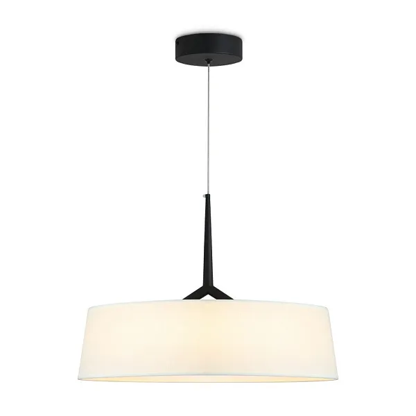 FR6132PL-L15B Подвесной Светильник LED 3000K 360.0° IP 20 Металл, Ткань LED Черный Бежевый 13Вт