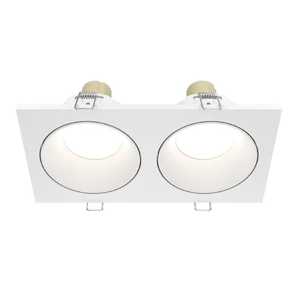 DL033-2-02W Встраиваемый Светильник Downlight 0K 120° IP 65 Алюминий GU10 Белый