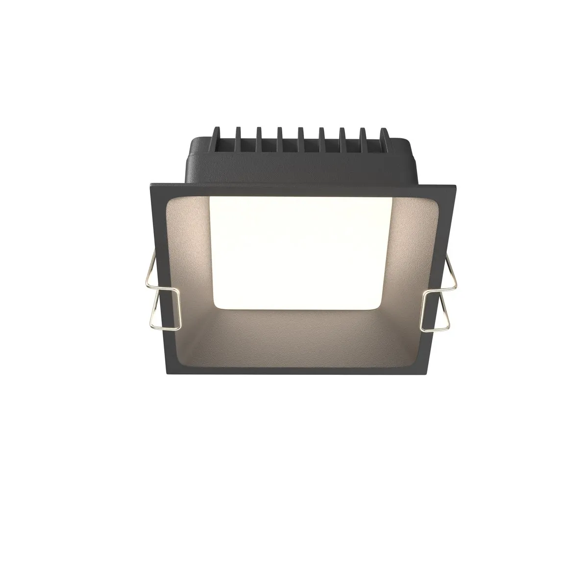 DL056-12W3-4-6K-B Встраиваемый Светильник Downlight 0K 100.0° IP 44 Алюминий и пластик LED Черный 12Вт 110мм