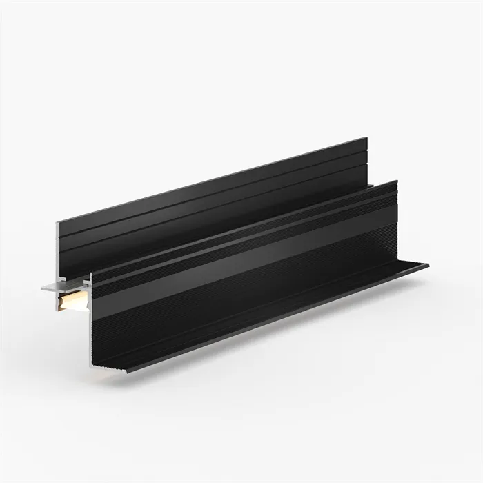 27-11-300 Теневая рейка LACONISTIQ Multilevel CLASSIC NEW (разноуровневая) Черный анодированный (46.5*28.7*3000мм.) под подсветку