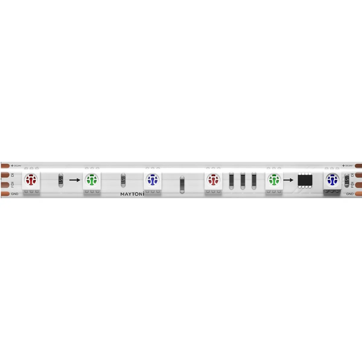 201247 Светильник Светодиодная лента Ultra 120.0° IP 65 Медь LED Белый 14,4Вт