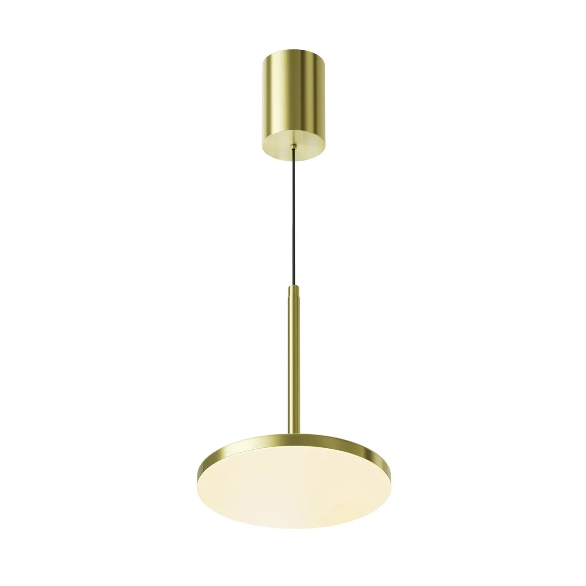 P076PL-L12W3K-BS Подвесной Светильник Pendant 3000K 120.0° IP 20 Алюминий LED Латунь