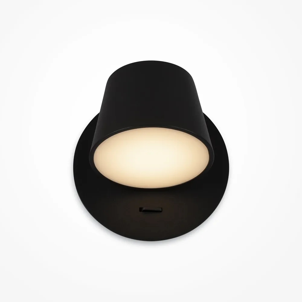 MOD421WL-L6B3K Настенный Светильник Modern 3000K 120.0° IP 20 Металл LED Черный 7Вт