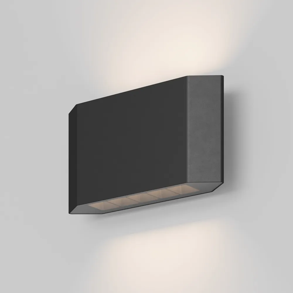O412WL-L8GF3K Светильник Outdoor 3000K 35.0° IP 54 Алюминий LED Графит 8Вт
