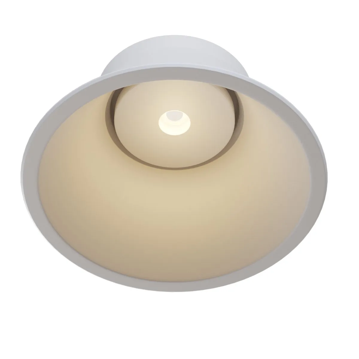 DL039-L15W3K Встраиваемый Светильник Downlight 3000K 120.0° IP 20 Алюминий LED Белый 14Вт
