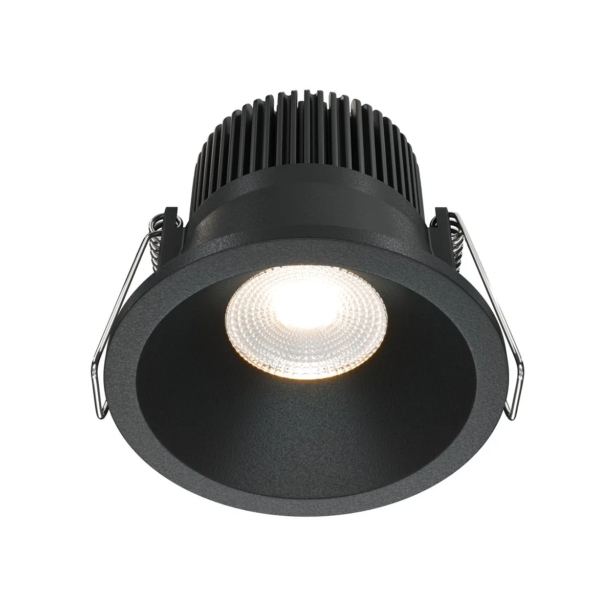 DL034-01-06W3K-D-B Встраиваемый Светильник Downlight 3000K 60.0° IP 65 Алюминий LED Черный