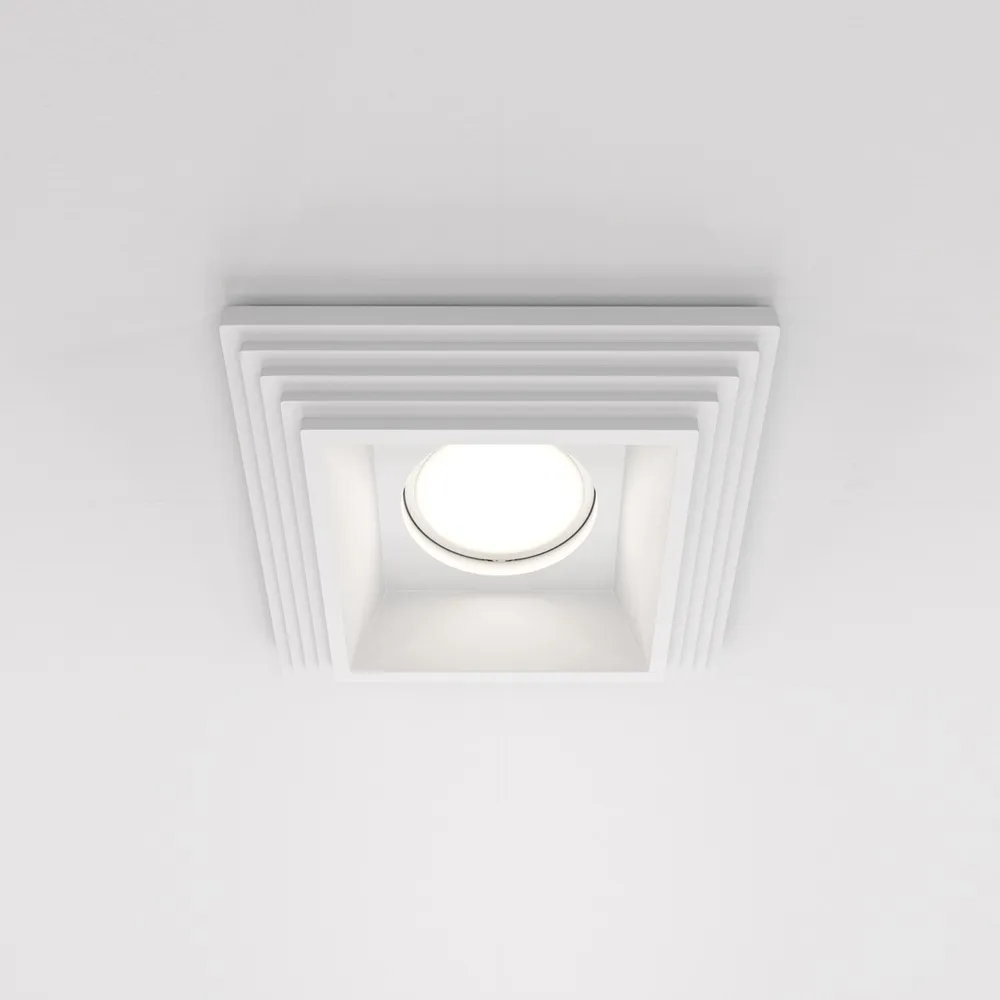 Встраиваемый светильник Gyps Modern GU10 10Вт DL005-1-01-W