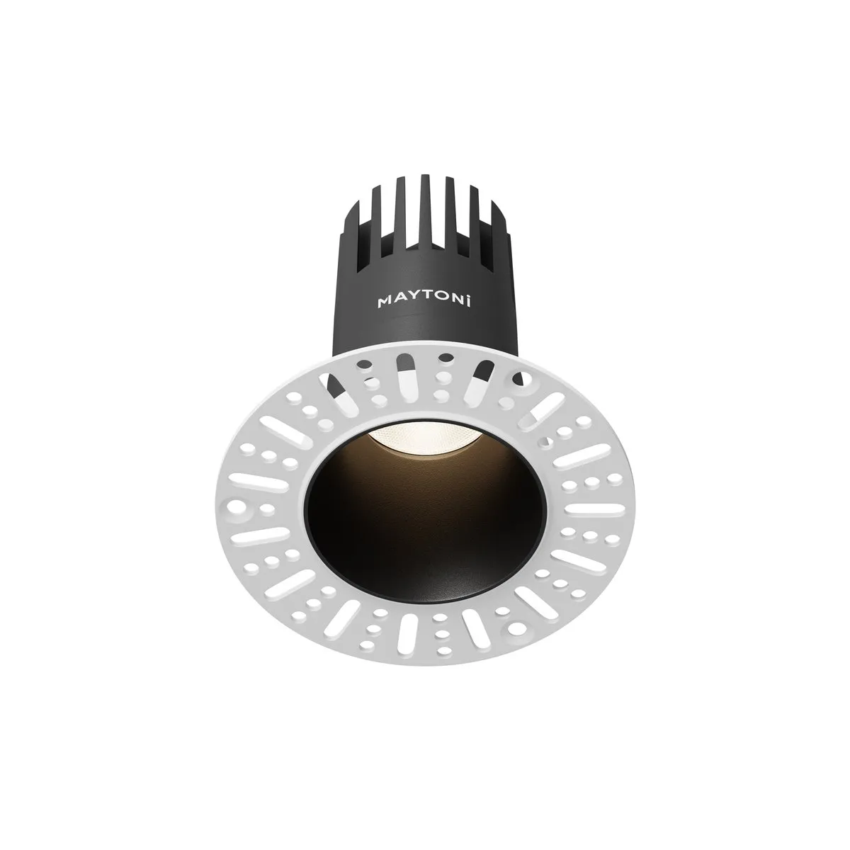 DL120-10W-4K-TRS-B Встраиваемый Светильник Downlight 4000K 50.0° IP 20 Алюминий LED Черный 10Вт
