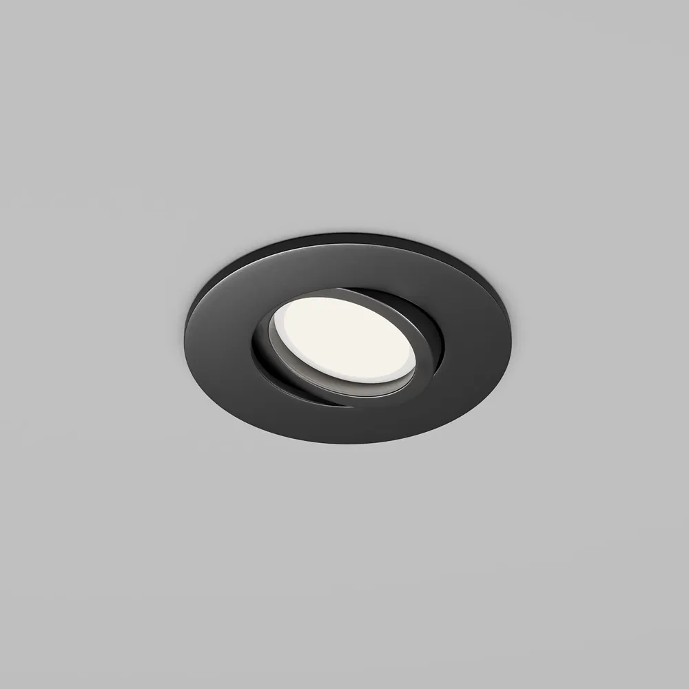 DL061-GU10-B Встраиваемый Светильник Downlight 0K IP 65 Алюминий GU10 Черный
