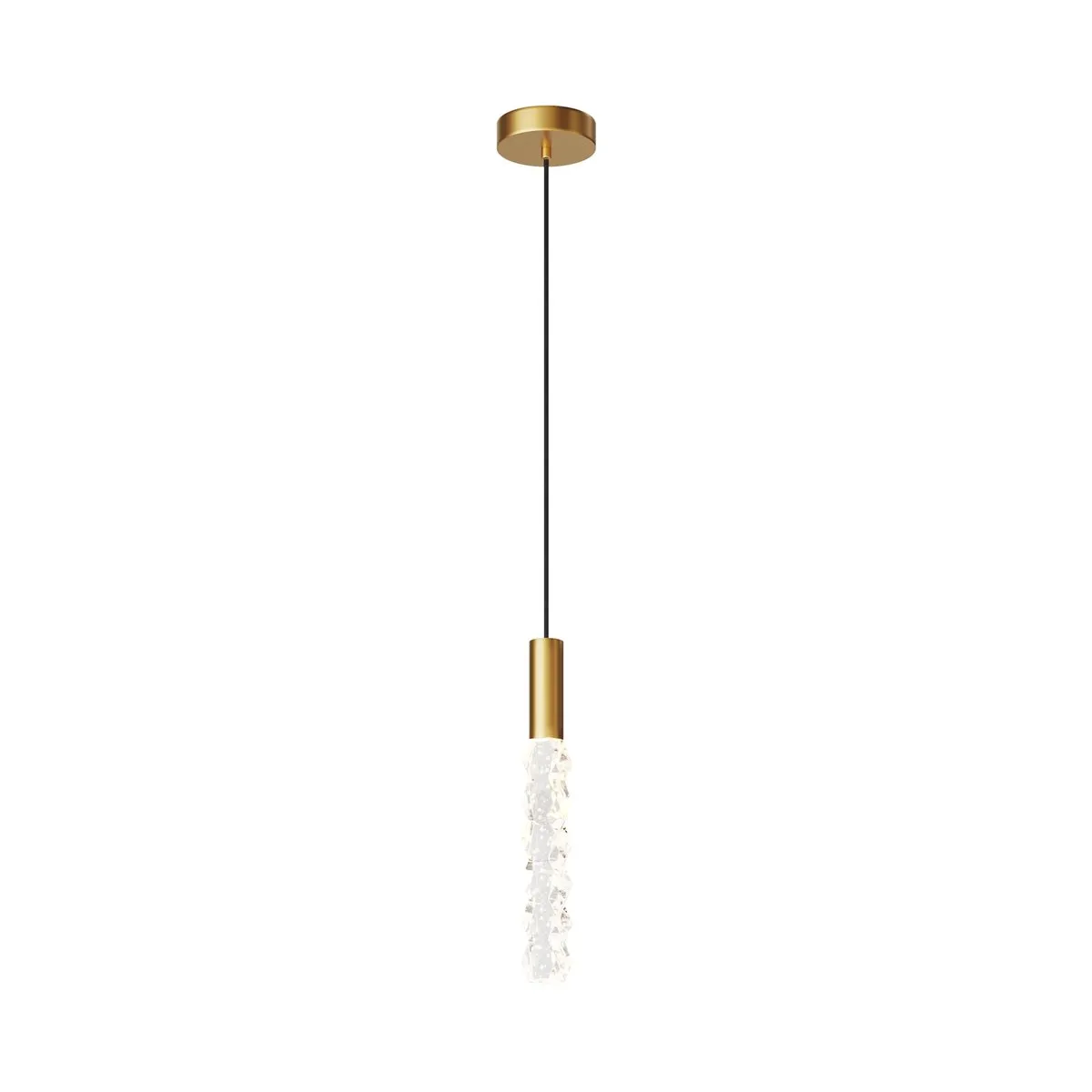 MOD328PL-L3BS3K Подвесной Светильник Modern 3000K 180.0° IP 20 Металл, Хрусталь LED Латунь Прозрачный 4Вт