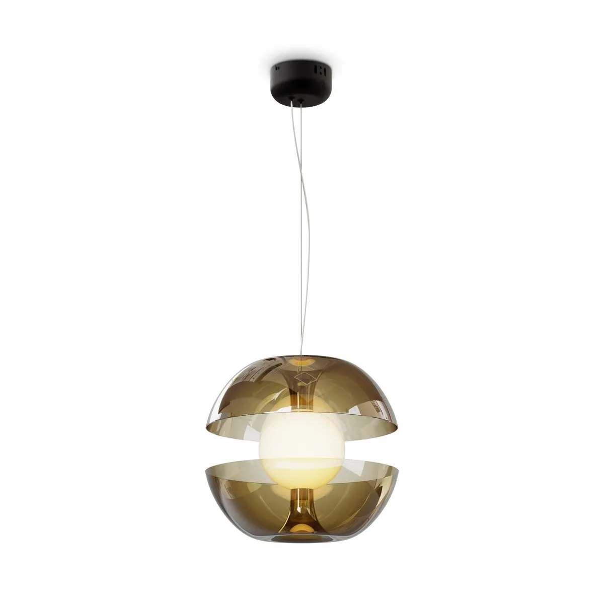 MOD322PL-L6G3K Подвесной Светильник Modern 3000K 360.0° IP 20 Металл, Стекло LED Черный Золото