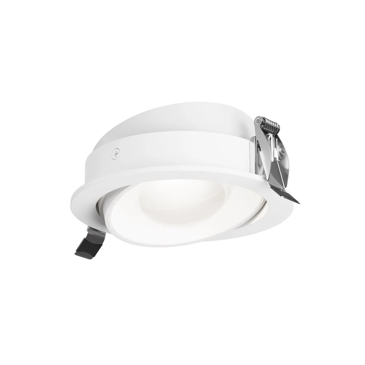 DL105-12W4K-W Встраиваемый Светильник Downlight 4000K 70.0° IP 44 Алюминий LED Белый 12Вт