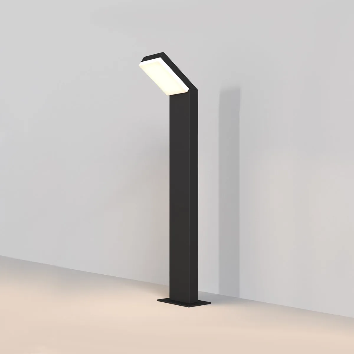 O595FL-L12B3K Светильник Outdoor 3000K 97.0° IP 54 Алюминий LED Черный 12Вт