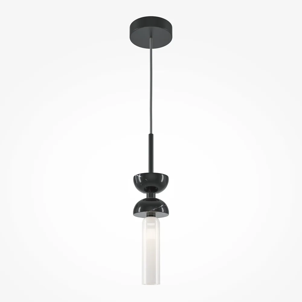 P069PL-L16G3K Подвесной Светильник Pendant 3000K 360.0° IP 20 Металл, Стекло LED Золото Прозрачный и белый 16Вт