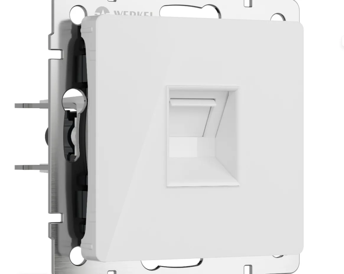 Розетка Ethernet RJ-45 (белый акрил) Артикул W1181041