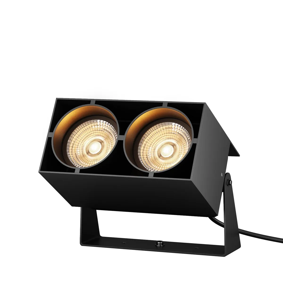 O486FL-L10GF3K Светильник Outdoor 3000K 47.0° IP 65 Алюминий и стекло LED Графит 10Вт