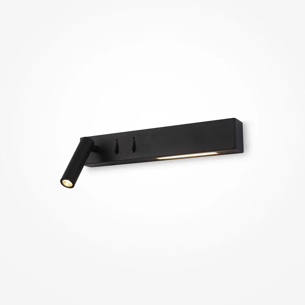 C031WL-L8B3K Настенный Светильник Wall 3000K 36.0° IP 20 Металл LED Черный 8Вт