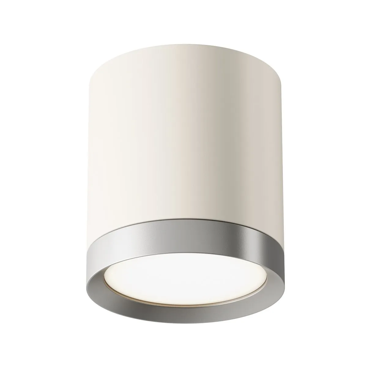 C086CM-GX53-MRD-WS Потолочный Светильник Ceiling 0K 36° IP 20 Алюминий и пластик GX53 Белый с Серебром 12Вт