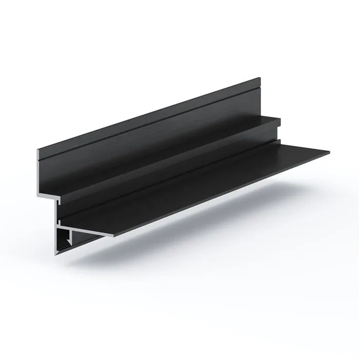 53-31-300 Теневой профиль потолочный GIPS REGULAR, Черный МУАР RAL9005, размер (43*38*3000мм) отступ 10мм.