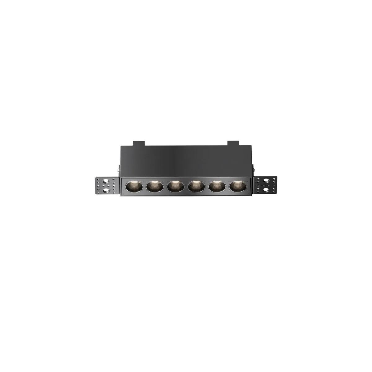 DL065-12W3-6K-TRS-B Встраиваемый Светильник Downlight 0K 30.0° IP 20 Алюминий LED Черный 12Вт