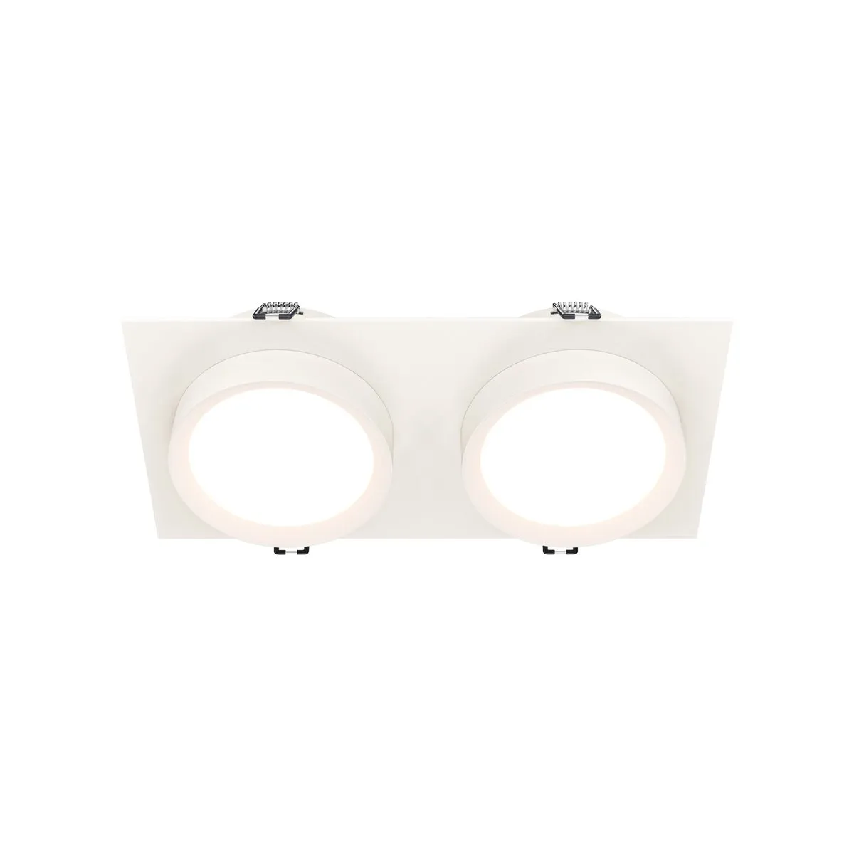DL086-02-GX53-SQ-W Встраиваемый Светильник Downlight 0K 120° IP 20 Алюминий и пластик GX53 Белый 220мм