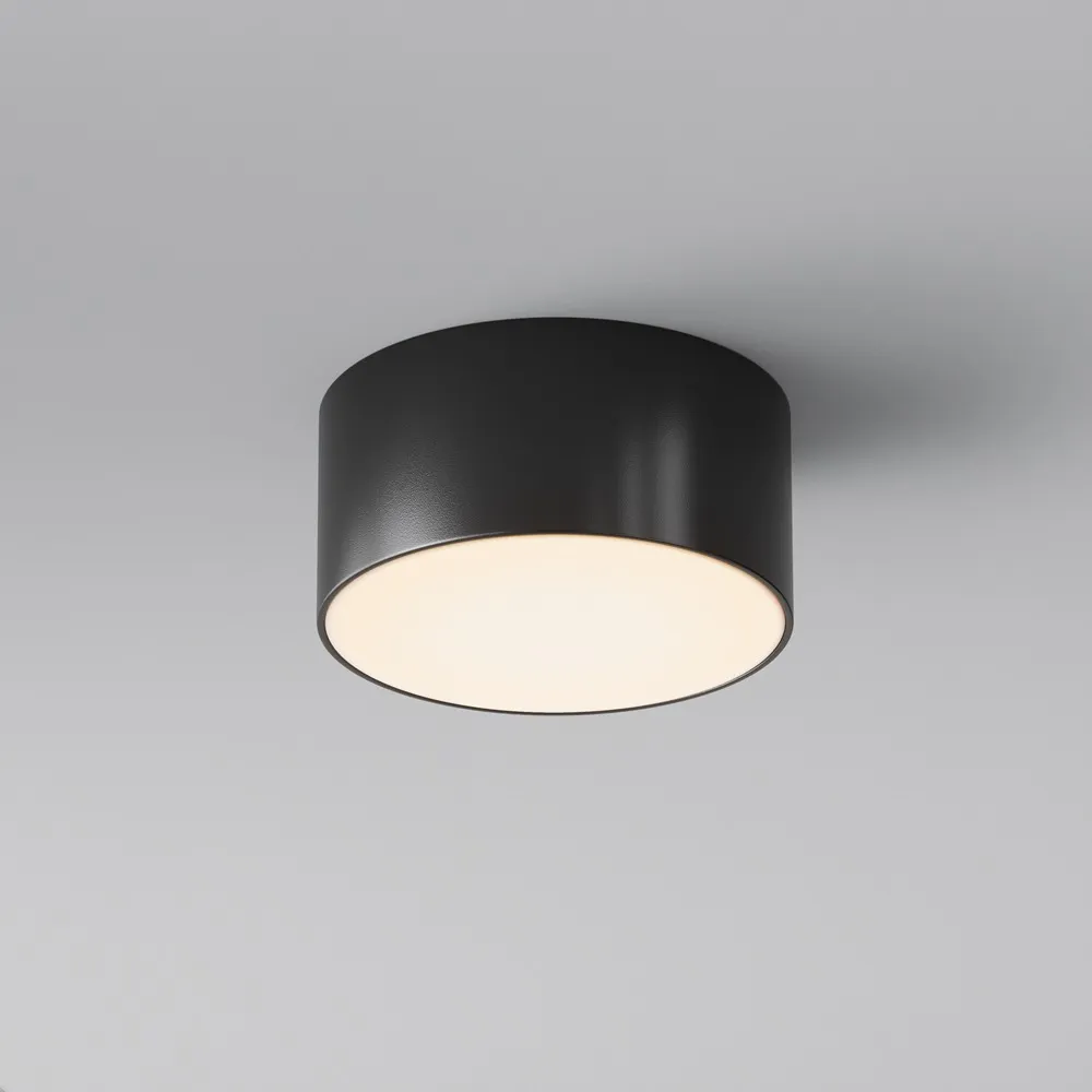O430CL-L15B3K Потолочный Светильник Outdoor 3000K 109.0° IP 65 Алюминий и пластик LED Черный 15Вт