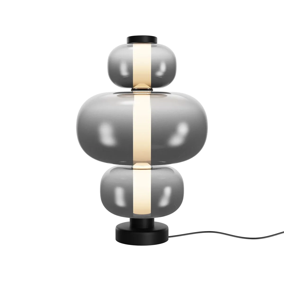 MOD364TL-L15B3K Светильник Modern 3000K 360.0° IP 20 Металл, Стекло LED Черный Дымчатый 15Вт
