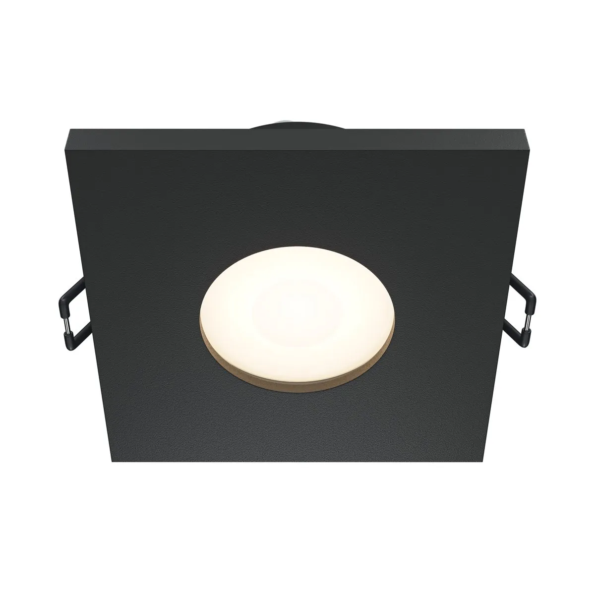 DL083-01-GU10-SQ-B Встраиваемый Светильник Downlight 0K IP 65 Алюминий GU10 Черный