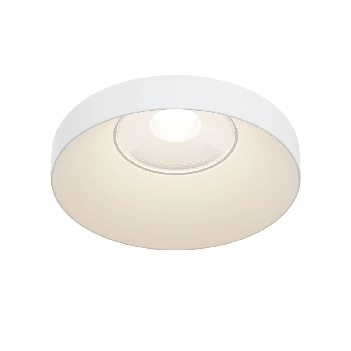 DL040-L10W4K Встраиваемый Светильник Downlight 4000K 38.0° IP 20 Алюминий LED Белый 10Вт