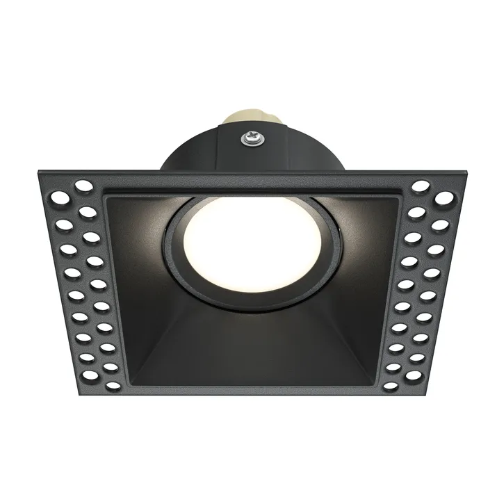 DL042-01-SQ-B Встраиваемый Светильник Downlight 0K IP 20 Алюминий GU10 Черный