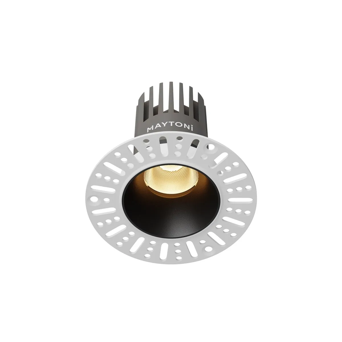 DL124-10W-2.7K-TRS-B Встраиваемый Светильник Downlight 2700K 9.0° IP 20 Алюминий LED Черный