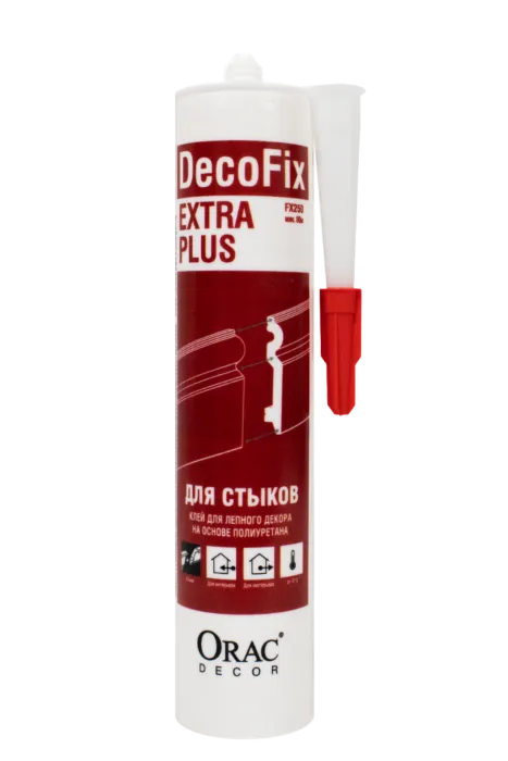 FX250 DecoFix Extra Plus Orac Decor клей стыковочный а полиуретановой основе для соединительных швов лепного декора
