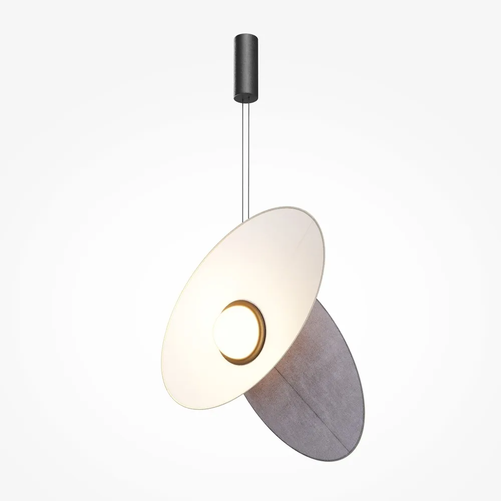 MOD396PL-L10BL3K Подвесной Светильник Modern 3000K 120.0° IP 20 Алюминий, Ткань LED Черный Синий 9Вт