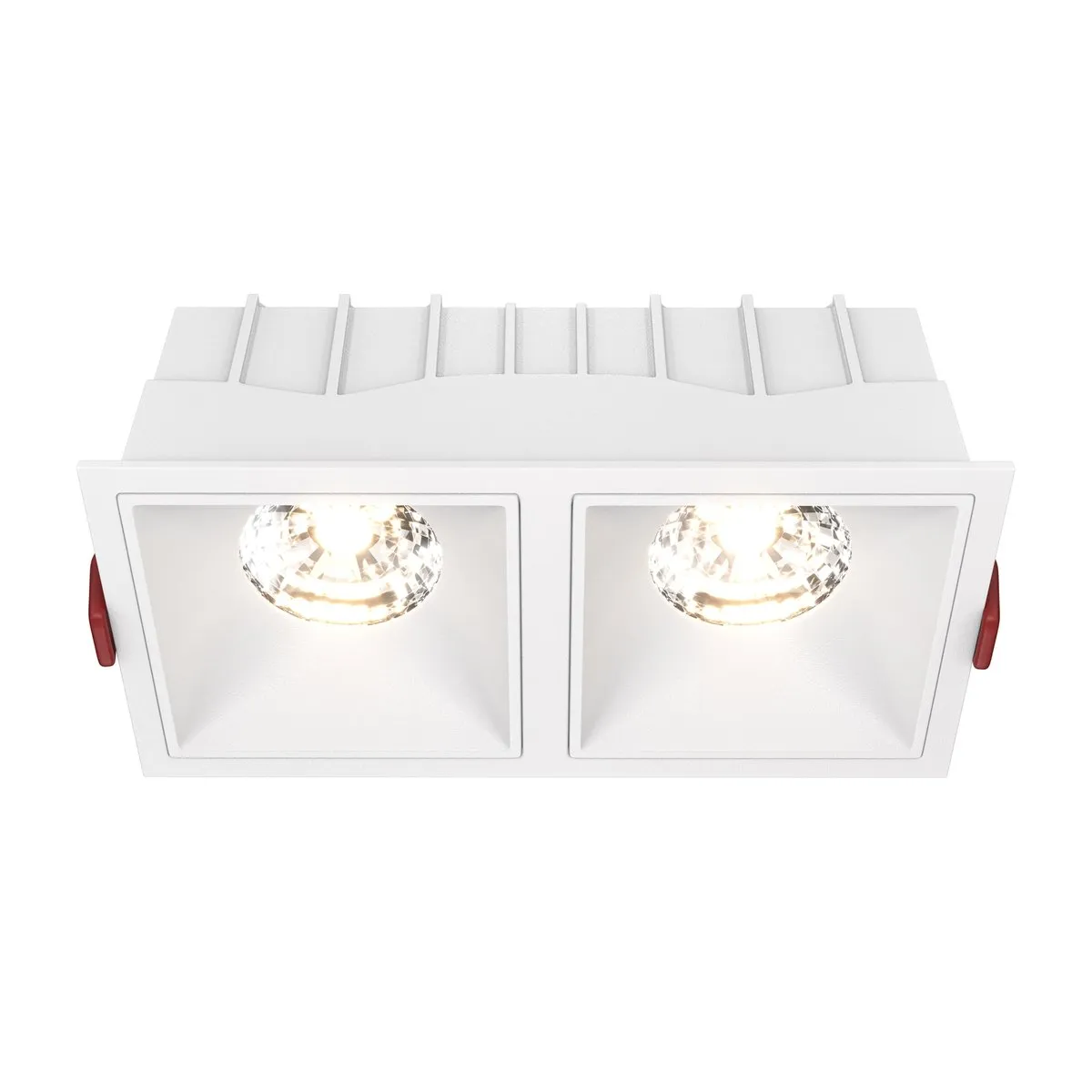 DL043-02-15W3K-SQ-W Встраиваемый Светильник Downlight 3000K 36.0° IP 20 Алюминий и пластик LED Белый 167мм
